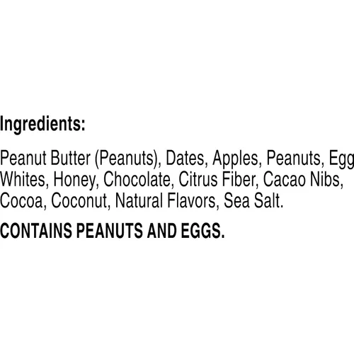 Vista 3 de RXBAR Bocaditos energéticos proteicos, aperitivos energéticos sin gluten, aperitivos de proteínas, mantequilla de maní de chocolate negro
