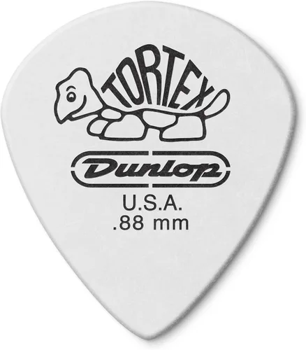 Vista 8 de Jim Dunlop Tortex White Jazz III - Púas para guitarra, 0.04 in, paquete de 12