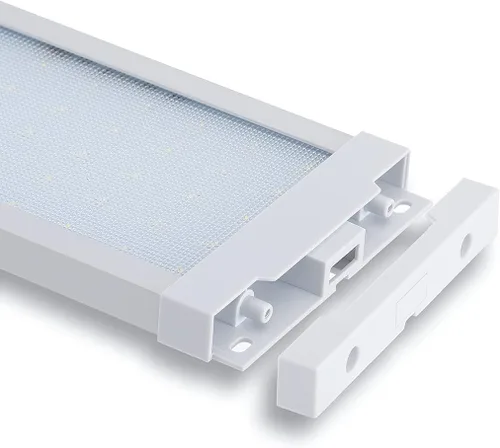 Vista 6 de Raycharm Lámpara de luz interior LED para RV, camioneta y gabinete de 10.2" x 4.9", montaje en superficie, haz difuso uniforme de color blanco frío