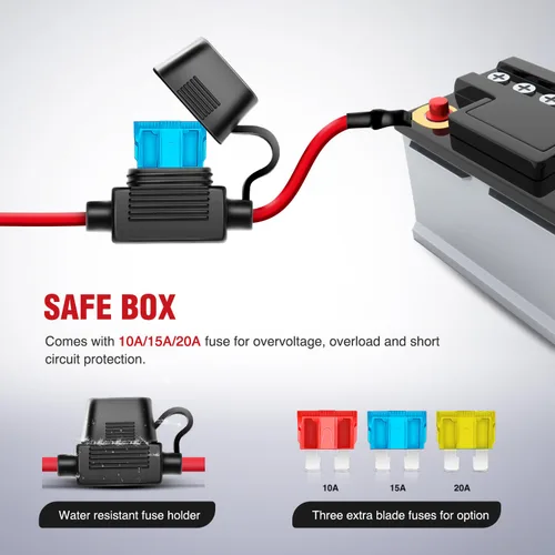 Vista 2 de Nilight - Arnés de cableado remoto para barra de luz LED, intermitente estroboscópico inalámbrico, luces de trabajo para conducción, 12V, 20A
