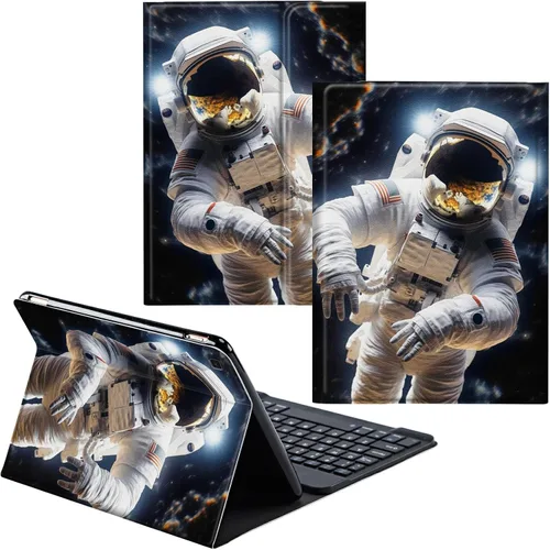 Vista 14 de Funda para Samsung Galaxy Tab S6 Lite 2022/2020 Teclado Inalámbrico Desmontable y Cubierta De Soporte De Cuero PU Funda Protectora Para Samsung