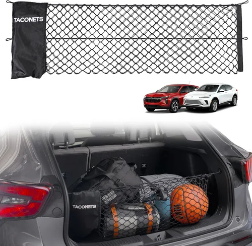 Vista 7 de Red de carga sobre de TacoNets para Toyota 4Runner - Compatible con 2010-2024 con 2ª fila - Bungee de 5 mm mejorado - Bolsa de almacenamiento