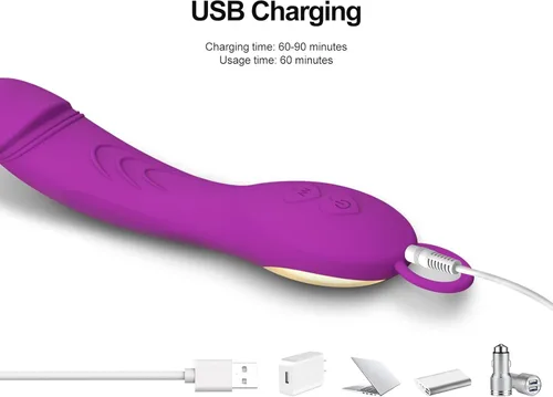 Vista 4 de Juguete sexual vibrador con 12 modos de vibrador para mujer, consolador de punto G, juguetes sexuales para mujeres, estimulador de clítoris