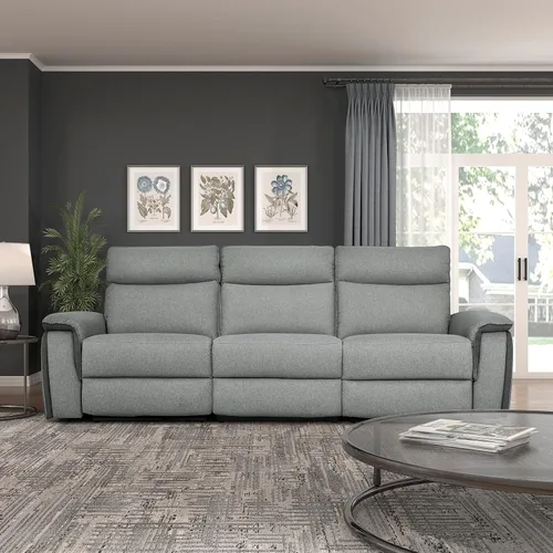 Vista 11 de Lexicon Raelynn Power - Sofá reclinable doble, color marrón oscuro