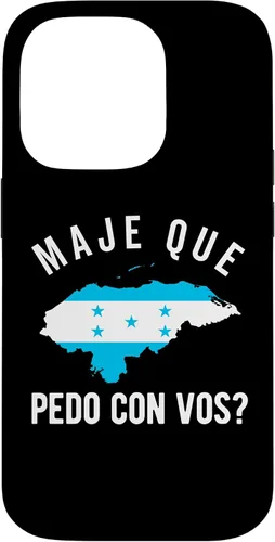 Vista 16 de Funda para iPhone 16 Bandera de Honduras Catracho Camiseta hondureña Maje Que Pedo?