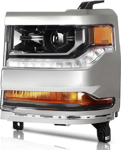 Vista 8 de SCITOO - Faros delanteros para Chevy Malibu 2013-2015, carcasa negra, reflector ámbar, lente transparente, lado del conductor y del acompañante