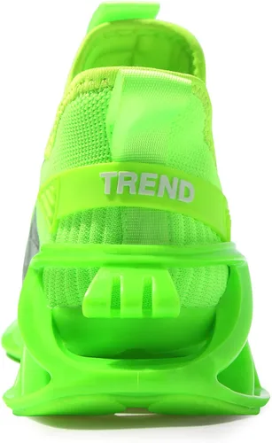 Vista 5 de kokib Zapatos deportivos para correr y caminar de malla ligeros transpirables atléticos para correr a la moda zapatos deportivos y hoja de tenis