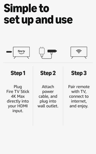 Vista 10 de Dispositivo de streaming Amazon Fire TV Stick 4K Max, compatible con Wi-Fi 6E, TV gratis y en vivo sin señal de cable o satélite