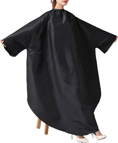 Vista 5 de TOPTIE Bata de peluquero con mangas para peluquería unisex ligera