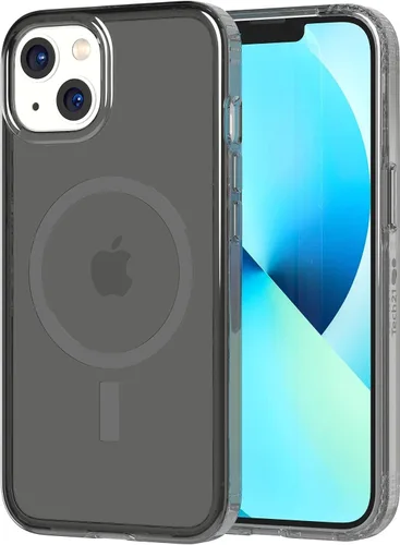 Vista 6 de Tech21 Evo Tint (MagSafe) - Funda MagSafe teñida de carbono para iPhone 13 con protección contra caídas múltiples de 12 pies
