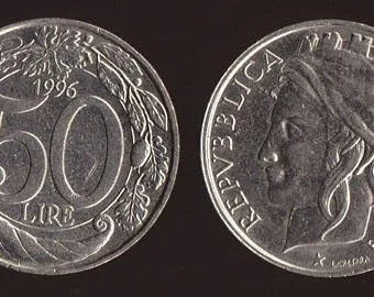 Vista 2 de Plata de ley 50Lire cuerda Coin Bezel Frame Monte colgante