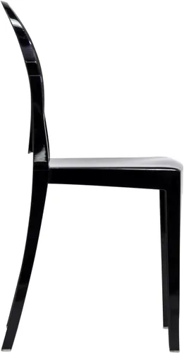 Vista 4 de LexMod Casper silla de comedor, Madera, Negro