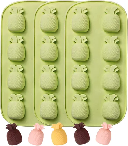Vista 9 de Webake Moldes para cubitos de hielo de conejo de Pascua, moldes de silicona de conejo de 8 cavidades para chocolate, dulces, cubitos de hielo