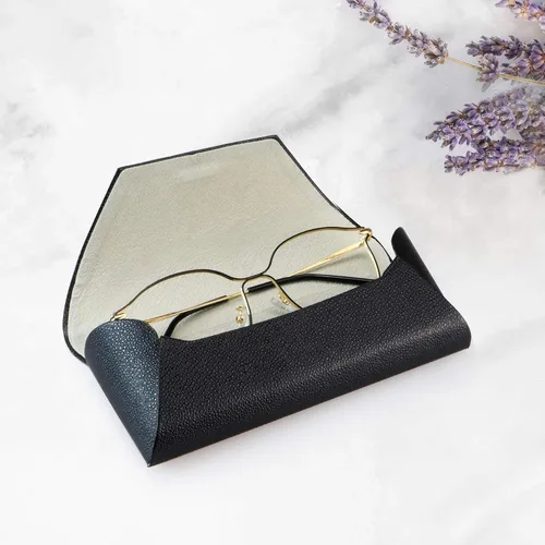 Vista 5 de LifeArt Funda rígida para gafas de sol funda de piel sintética de moda ligera