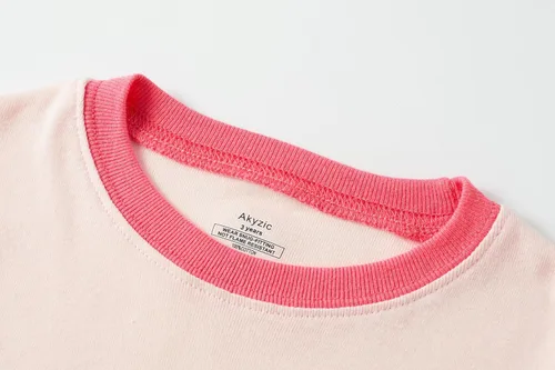 Vista 6 de Conjunto de pijama para niñas pequeñas, 2 piezas, 100% algodón, ropa de dormir de manga larga para niños