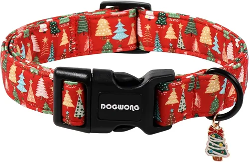 Vista 69 de DOGWONG Collar de perro de San Valentín, collar de perro con estampado de corazones para perros grandes, lindos collares de primavera, hembra