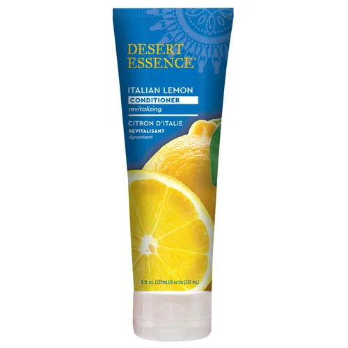 Vista 2 de Desert Essence Acondicionador italiano de limón, 8 onzas líquidas, desenredante revitalizante para el cabello, añade volumen, brillo y fuerza