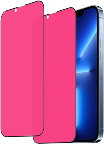 Vista 7 de 2 piezas de vidrio templado de privacidad para iPhone 11 / iPhone XR 6.1 pulgadas anti-azul anti-espía protector de pantalla espejo degradado