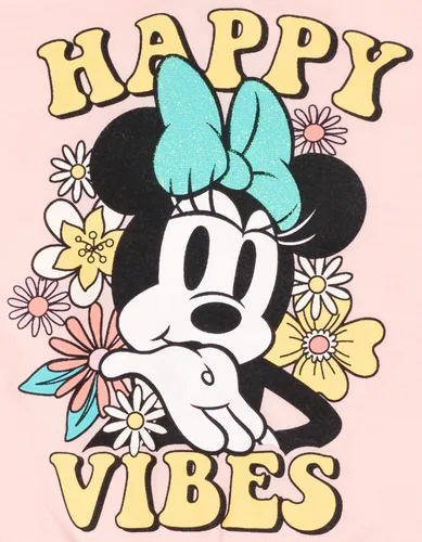 Vista 3 de Disney Minnie Mouse - Conjunto de camiseta y pantalones cortos para niñas pequeñas