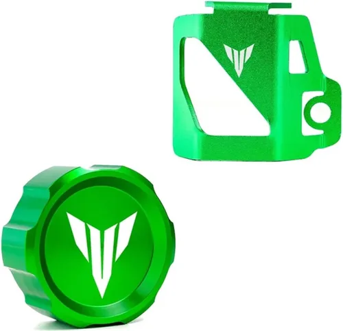 Vista 19 de LeosHi Compatible with MT07 MT09 MT03 MT10 MT25 MT 07 09 10 FZ07 FZ09 Motorcycle Rear Tank Cover Guard Protection Brake Fluid Reservoir Cap