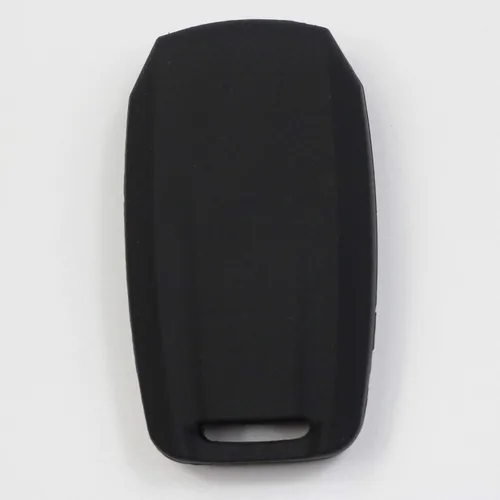 Vista 4 de 2 fundas protectoras de goma de silicona con 4 botones para llavero inteligente compatible con Dodge Ram 1500 2019 2020 2021 2022 negro azul