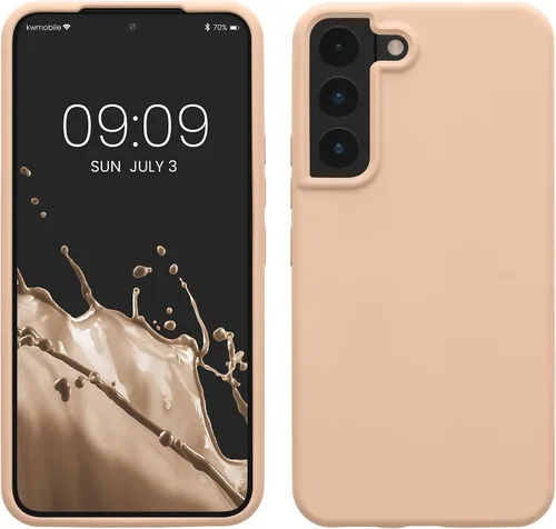 Vista 234 de kwmobile Funda compatible con Samsung Galaxy S9 - Funda de silicona TPU con acabado suave - Blue Reef