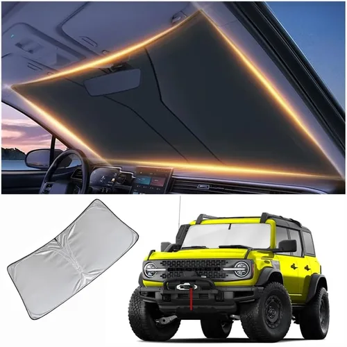 Vista 33 de Parasol para parabrisas para BMW X1 E84 para ventana delantera 2016-2024 2025 2026 X1 E84, protector de parabrisas para automóvil, accesorios