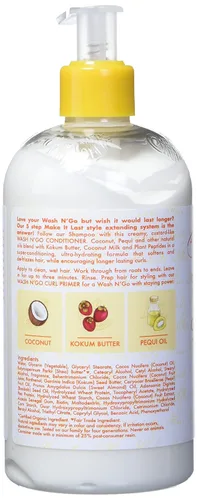 Vista 3 de SHEA MOISTURE Acondicionador de natillas de coco Bomba de 13 onzas (13.0 fl oz)