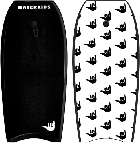 Vista 10 de WATERKIDS Kids Surfboard & Leash, Perfect for Learning How to Surf, Made for Kids,Soft Top for Beginners, Foam Surfboard Makes It Easy to Learn How