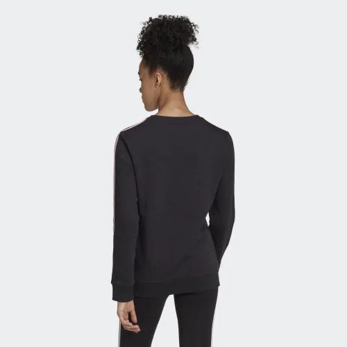 Vista 46 de adidas Sudadera Essentials de forro polar con 3 rayas para mujer
