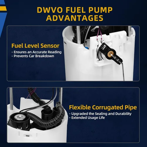 Vista 4 de DWVO Bomba de combustible compatible con Chevy Silverado GMC Sierra 1500 2500 2007 Classic 2004-2006 con longitud de caja de 78.0 pulgadas