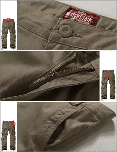 Vista 5 de Match, Wild - Pantalones deportivos tipo cargo para hombre