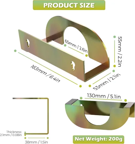 Vista 6 de Soporte de pared para amoladora angular, soporte para amoladora angular de acero sólido resistente, soporte para pulidora, estante de almacenamiento