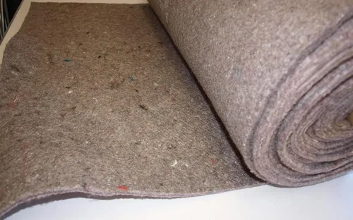 Vista 5 de El acolchado de alfombra de yute para automóviles se coloca debajo de la alfombra en automóviles y camiones de 20/27/40 oz. Muestra de 3 x 3 pulgadas