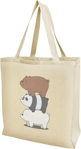 Vista 5 de We Bare Bears Bear Stack - Bolsa de viaje reutilizable, Multi, Casual
