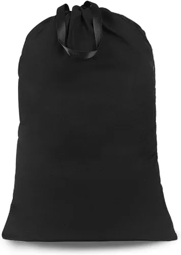 Vista 27 de Bolsa de lavandería extra grande con cordón y asa, bolsa de ropa sucia de viaje resistente para lavandería y hogar, forro duradero para cesta