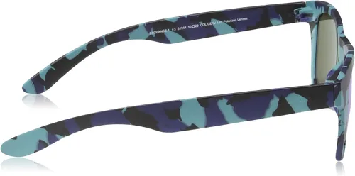 Vista 3 de Police S1944 50GE1V Wayfarer Gafas de sol, camuflaje azul y verde