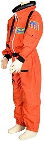 Vista 4 de Traje para adulto de astronauta con gorra bordada de la marca Aeromax