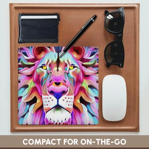 Vista 4 de 3dRose an Unreal Dreamlike Lion Fantasy Art - Mouse Pads (mp-377653-1)
