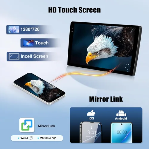 Vista 7 de 4G+128G Android Car Stereo Radio para Subaru Forester 2008 2009 2010 2011 2012 9 pulgadas incell pantalla táctil con WiFi Bluetooth Carplay Android
