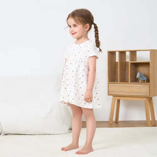 Vista 26 de pureborn Vestido de bebé niña 0-24 meses
