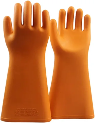 Vista 9 de 1 par electricista especial aislado guantes 12KV 20KV 25KV 35KV seguridad protección trabajo guantes