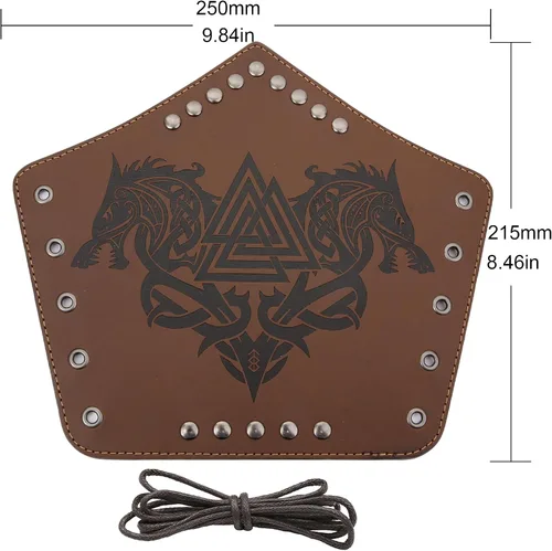 Vista 6 de Brazalete de cuero para hombre, mujer, 2