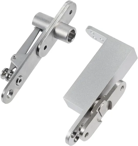Vista 8 de Ranbo Bisagras de pivote de puerta de cierre automático comercial/casero Bisagras ocultas resistentes para puertas de madera Eje de 360 grados