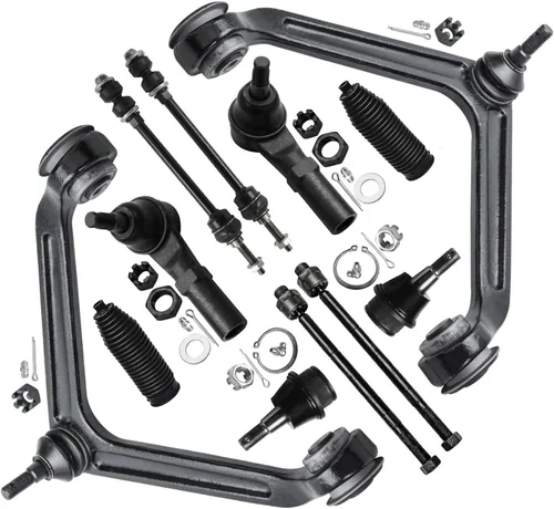 Vista 106 de Detroit Axle - Kit de extremo de 12 piezas para Ford Explorer Mercury Mountaineer 1998-2001 1999 2000, 2 brazos de control delanteros superiores