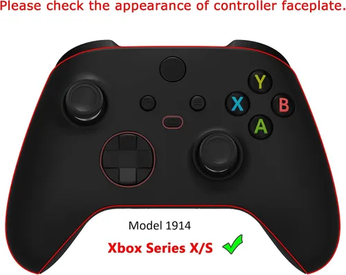 Vista 2 de eXtremeRate Clicky Hair Trigger Kit for Xbox Series XS Controller LT RT Shoulder Buttons Custom Flashshot Trigger Stop Flex Cable for Xbox Series XS