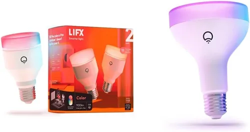 Vista 9 de LIFX Bombillas LED inteligentes Wi-Fi a color (1100 lúmenes) y (800 lúmenes)