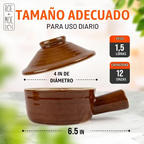 Vista 3 de Roe & Moe Olla para huevos – Antiadherente, cerámica para microondas con tapa de chimenea y mango hueco. Reimagina el desayuno con huevos perfectos
