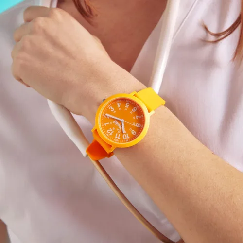 Vista 6 de Reloj Speidel Eco Color Pop de plástico reciclable con correa de silicona reciclable de 18mm
