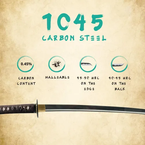 Vista 3 de Espada Wakizashi japonesa hecha a mano, práctica, forjada a mano, acero al carbono 1045/1060/1080, templado al calor, espiga completa, afilada